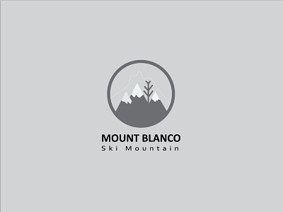 Mount Blanco #dailylogochallenge D-8 branding dailylogochallenge design graphic design logo
