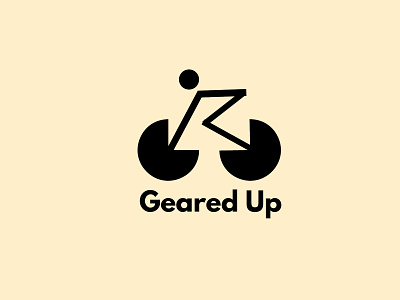 Geared Up bicyclelogo branding dailylogochallenge design graphic design logo