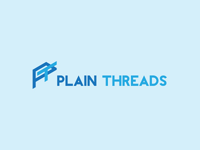 Plain Threads branding clothingbrand dailylogochallenge design graphic design logo