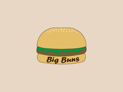 # BigBuns bigbuns branding burger dailylogochallenge design graphic design logo