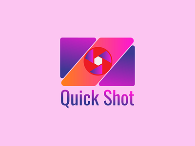 Quick Shot #CameraApplogo branding cameraapplogo dailylogochallenge design graphic design logo quickshot