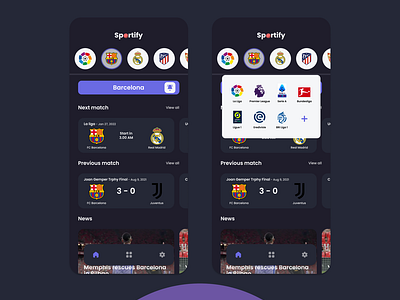 Sportify App