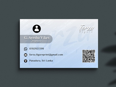 Forza Figure Business Card