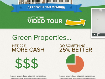 Green Properties green illustration infographic texture web design