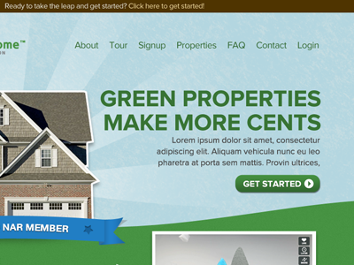 Green Properties Make More Cents