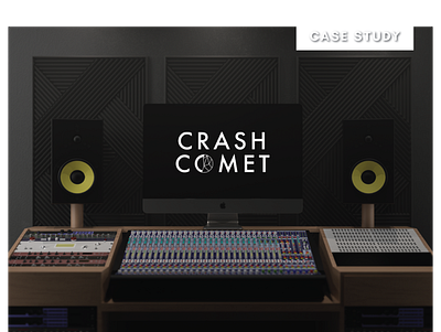 Crash Comet Visual Identity artist branding icon logo music products
