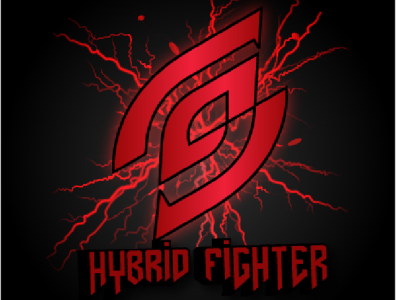 Hybrid Fighter esport esports logo gaminglogo logo minimal tekken youtube logo