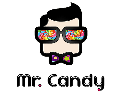 Mister Candy Logo brand logo logo creator logo design