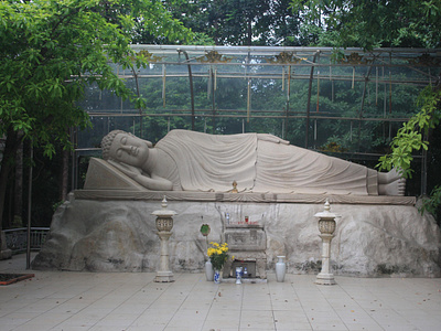 Statue In Buu Long Temple