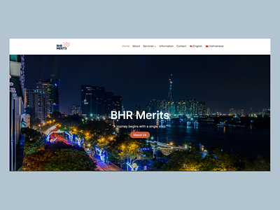 BHR Merits Website design dribbble ui w web webdesign