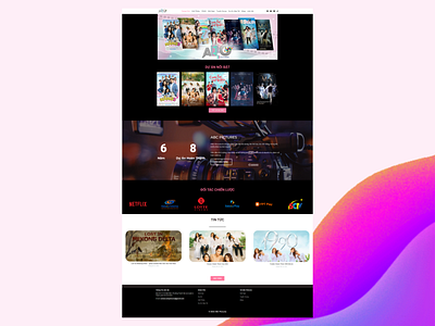 ABC Pictures Website branding design dribbble ui web webdesign