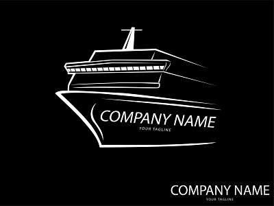 Ship Company company design logo vector