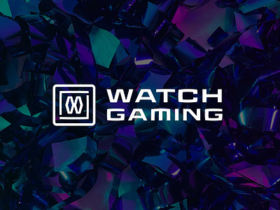 Watch Gaming · Naming+Logotype branding graphic design logo