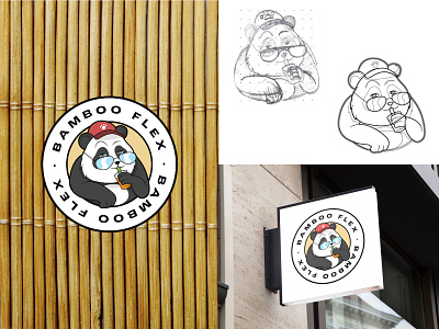 Bamboo Flex - Logo Concept branding design graphic design illustration logo vector