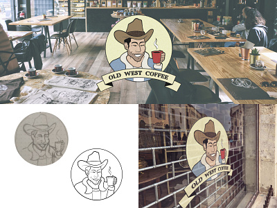 Old West Coffee - Logo Concept branding design graphic design illustration logo vector