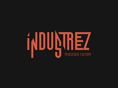Industreez · Logotype branding design graphic design logo typography vector