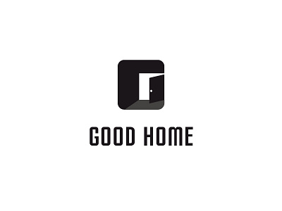 Good Home Logo concept creative door estate g good home interior letter logo rajan real srinivasan