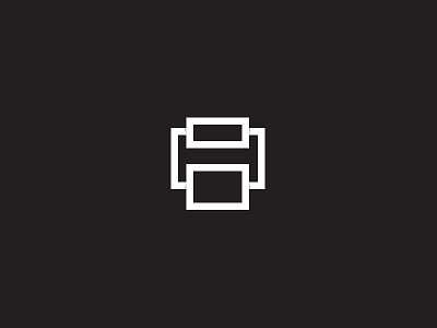 H + Printer Logo concept h logo p paper print printer rajan srinivasan