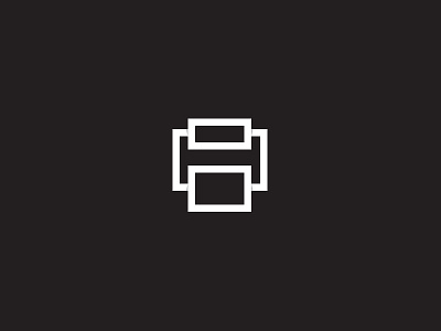 H + Printer Logo concept