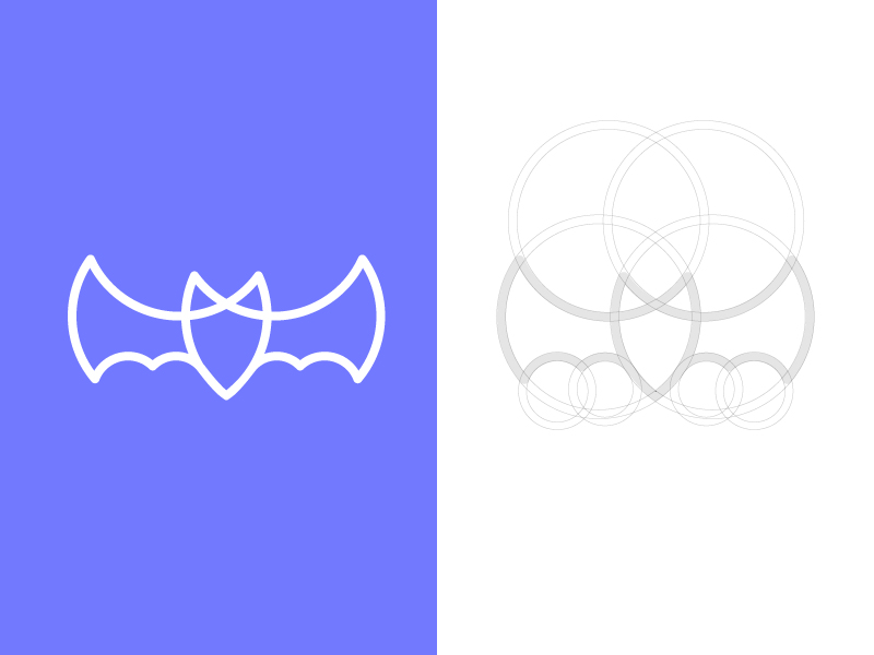 Bat Logo by Srinivasan Rajan on Dribbble