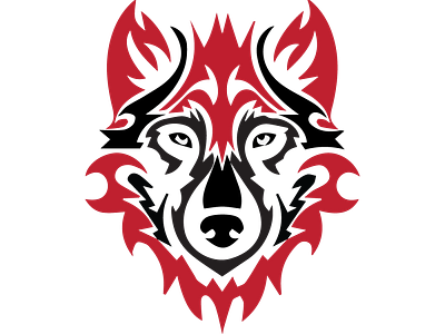 Wolf design illustration vector