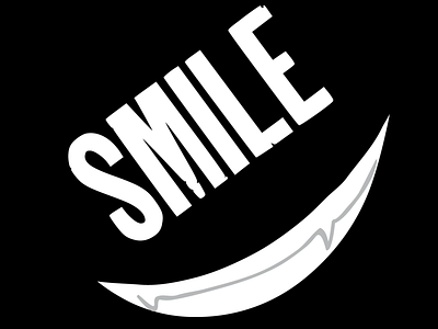 Smile design graphic design logo tracing typography vector