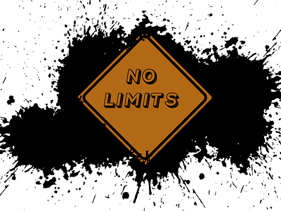 No Limits design graphic design illustration logo tracing typography vector