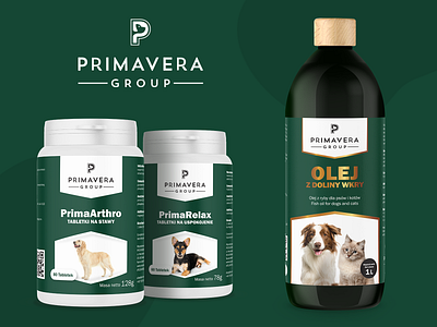Packaging for dog supplements graphic design packaging print