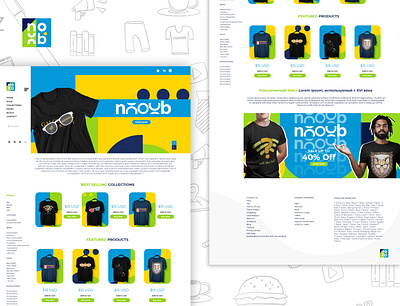 Noob (UI/UX Design) adobe xd branding color design graphic design illustration logo slide design ui ux