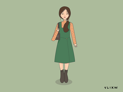 Fashion girl illustration