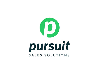 Pursuit Sales Solutions - Branding brand font logo mark pursuit sales type