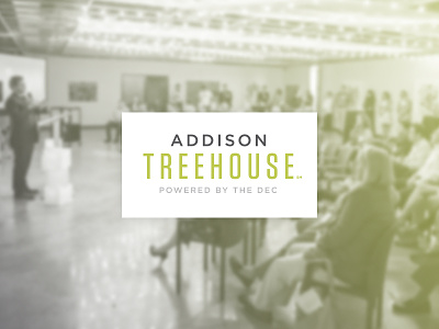 Addison Treehouse - Branding coworking logo startup texas text treehouse type