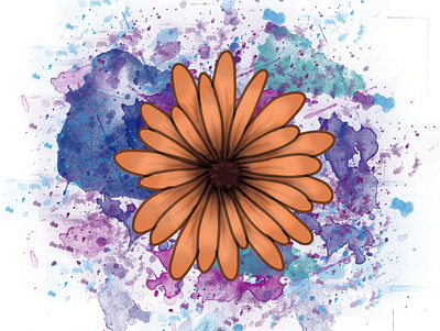 flor design illustration logo ui