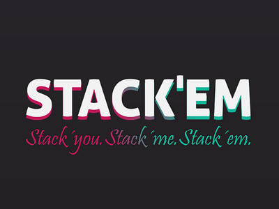 logo stack´em gradient black final