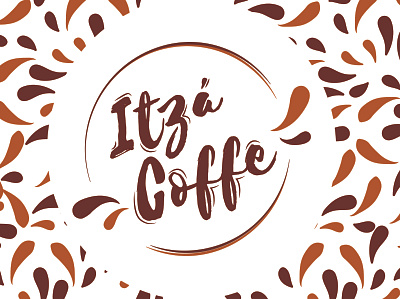 Itzá Coffe branding coffe coffebrand design flat graphic graphicdesign illustrator logo logodesign mockups packaging photoshop stationary design stationery vector