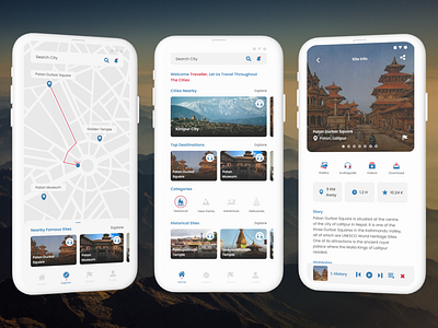 Travel App UI Design