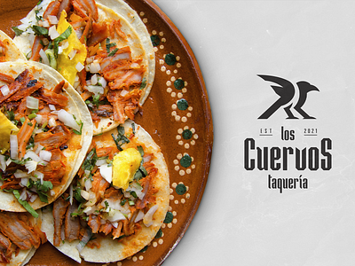 Los Cuervos Taquería brandidentity branding comidamexicana design foodlogo graphic design logo logodesign logotype mexican mexicanfood restaurant restaurantbrand restaurantlogo tacologo tacos tacosfood tacoslovers taqueria vector