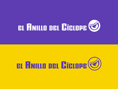 El Anillo del Cíclope logo design brandidentity branding colorlogo colorpalette design graphic design logo logodesign logotype purple purplelogo yellowlogo