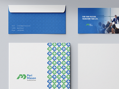 Peri Mason stationery bluelogo branddesign brandidentity branding brandstationery businesscard design graphic design greenlogo logo logodesign logotype professionallogo stationery
