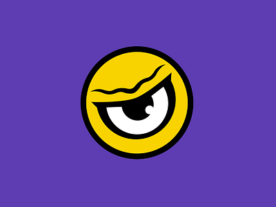 Logo design for The Cyclops Ring brandidentity branding design eye eyelogo graphic design isotype logo logodesign logotype purplelogo yellowlogo