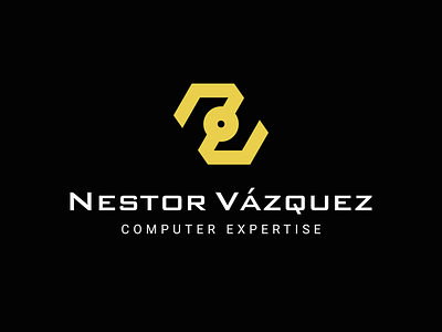 Nestor Vázquez logo design