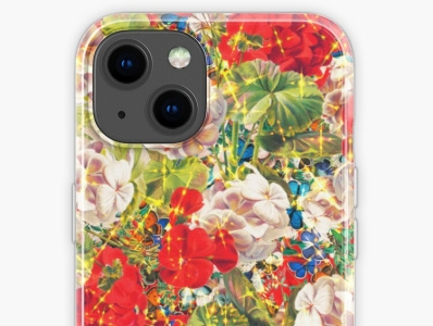 Sparkling floral iPhone case design with dainty butterflies. appleevent branding branding design design iphone iphone13 iphone13mini iphone13pro iphone13promax iphone14 iphone14pro iphone14promax iphonecase iphonecases