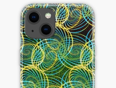Awesome multicolored neon iPhone case design