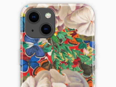 Outstanding floral butterflies case design for iPhone series.