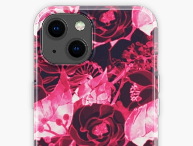 Hot night floral case design for all the series of iPhone.