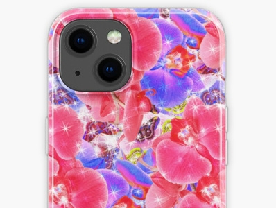 Watercolor flower Phone case design for all the series of iPhone