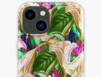 Artistic leaves iPhone case design for all the series of iPhone branding branding design design illustration illustrations illustrator iphone
