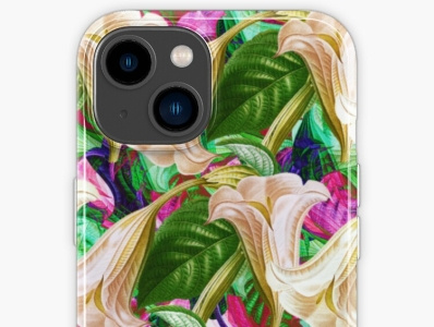 Artistic leaves iPhone case design for all the series of iPhone