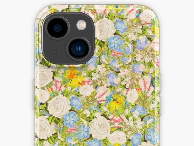 Redbubble floral iPhone case design for all the series of iPhone