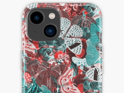 Redbubble iPhone case design of delicate flowers